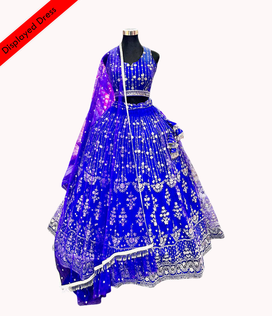Lehenga Choli-Royal Blue